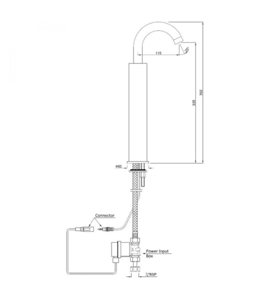 Sensor Faucet for Wash Basin |SNR-CHR-51021A|