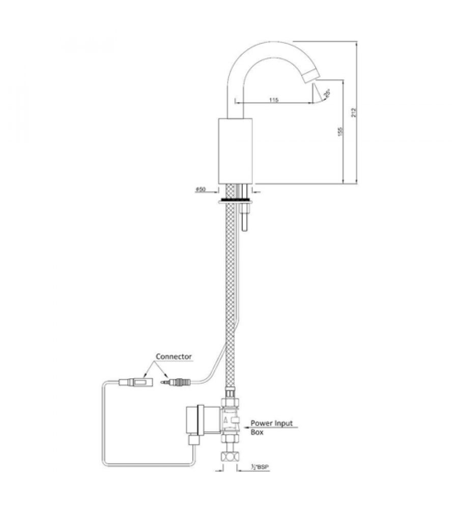 Sensor Faucet for Wash Basin|SNR-CHR-51021|