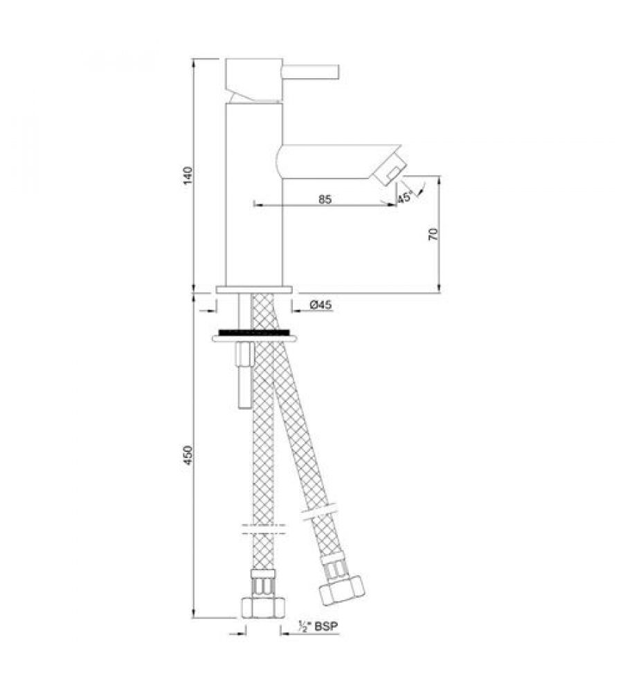 Single Lever Mini Basin Mixer | FLR-5025B|