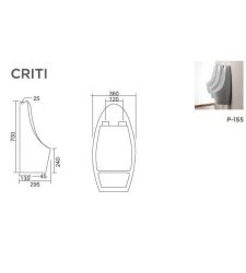 CRITI V-2503 Urinal