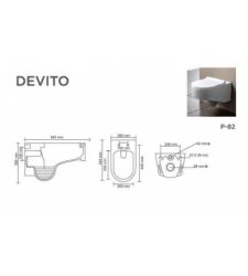 DEVITO V-9003 | Wall Hung | With Slim Seat Cover