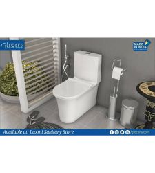 DOME 3D GG/OP/58007 ONE PIECE WATER CLOSET | FLOOR MOUNTED | RIMLESS | SLIM PP SEAT COVER | WITH TORNADO FLUSH