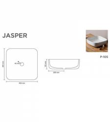 JASPER V-6044 Table Top wash Basin