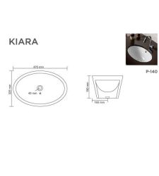 KIARA V-4001 | Under Counter Basin | Gloss