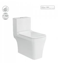 LUPIN GG/OP/58011 ONE PIECE WATER CLOSET | FLOOR MOUNTED | RIMLESS | SLIM PP SEAT COVER