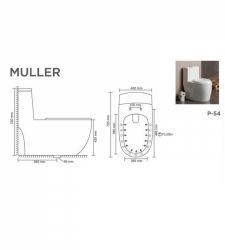 MULLER V- 10003 Floor Mounted | Water Closet