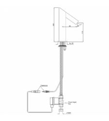 Sensor Faucet for Wash Basin|SNR-CHR-51001SQ
