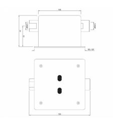 Sensor Mini Concealed Type Flushing Valve| SNR-STL-51083 |