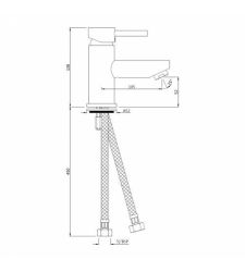 Single Lever Basin Mixer| FLR-5001B |