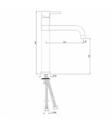 Sink Mixer| FLR-5009B | Extension Body Swinging Spout|